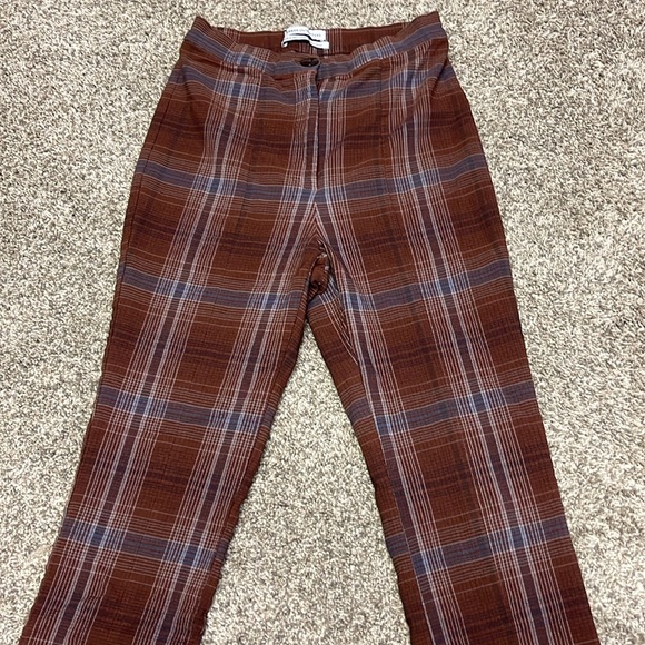 Urban Outfitters Plaid striped pants size 4. Petite. - Picture 2 of 7